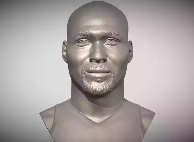 Karl Malone bust for 3D printing 3D print model