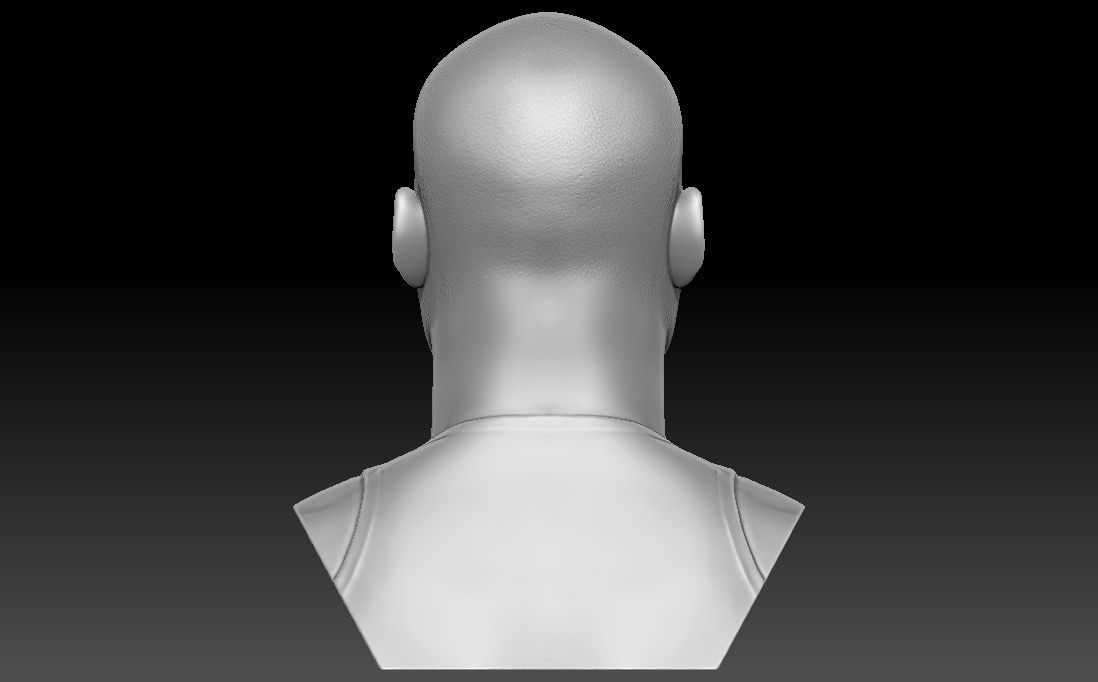 Karl Malone bust for 3D printing 3D print model_11