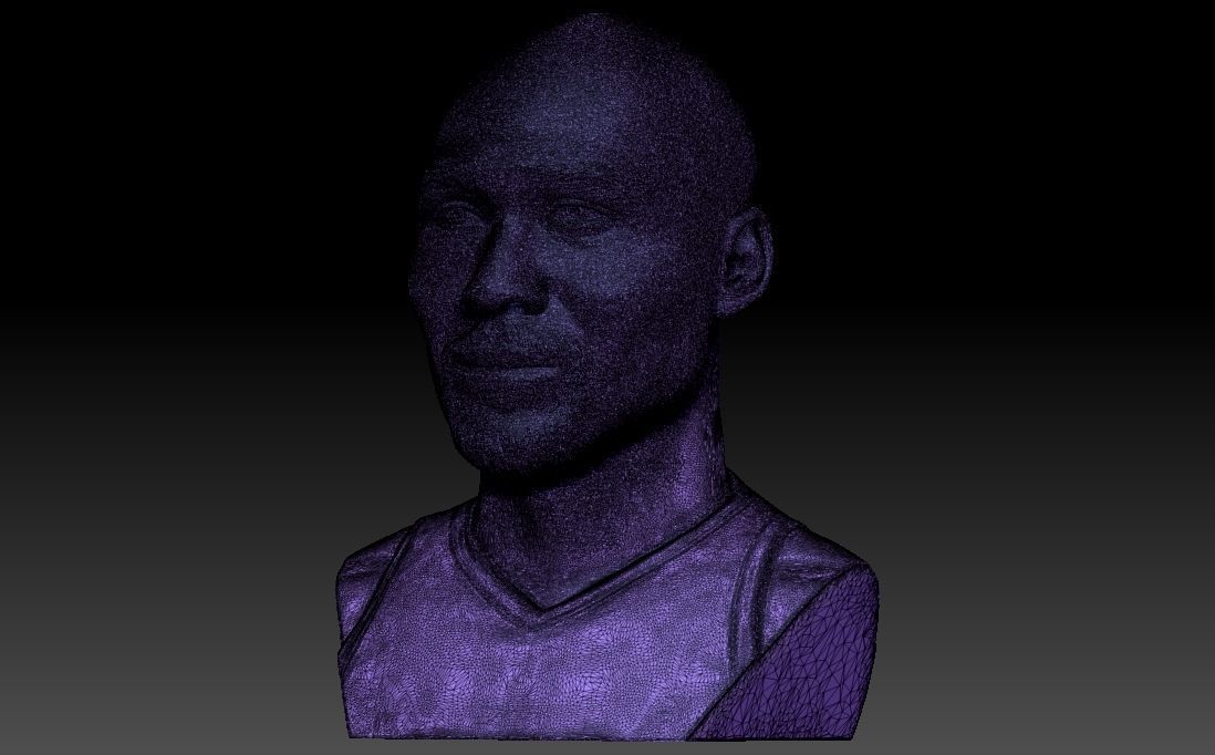 Karl Malone bust for 3D printing 3D print model_30