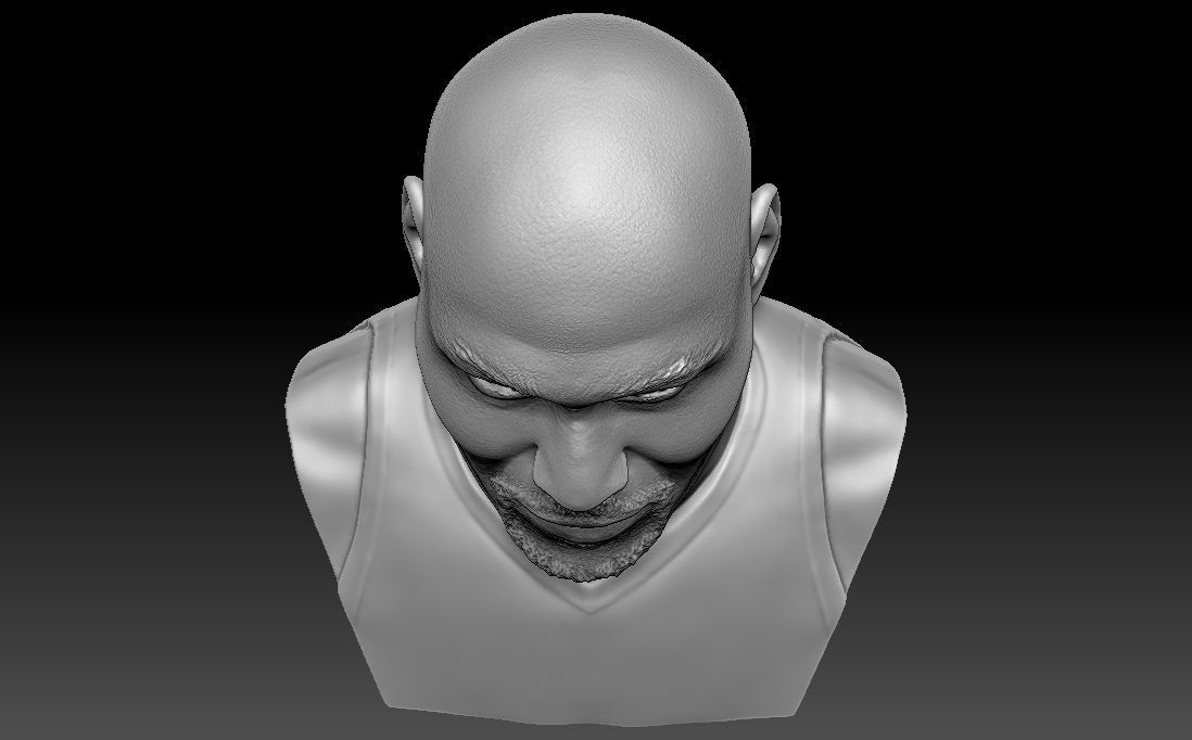 Karl Malone bust for 3D printing 3D print model_19
