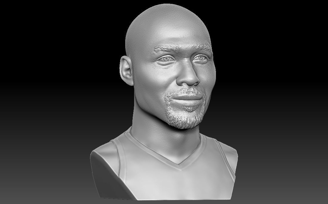 Karl Malone bust for 3D printing 3D print model_15