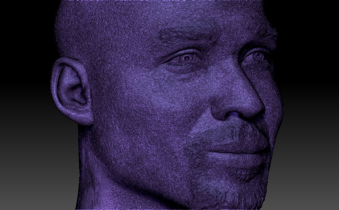 Karl Malone bust for 3D printing 3D print model_32