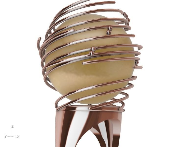 GALAXY RING stl verified  3D print model_12