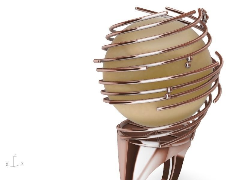 GALAXY RING stl verified  3D print model_2