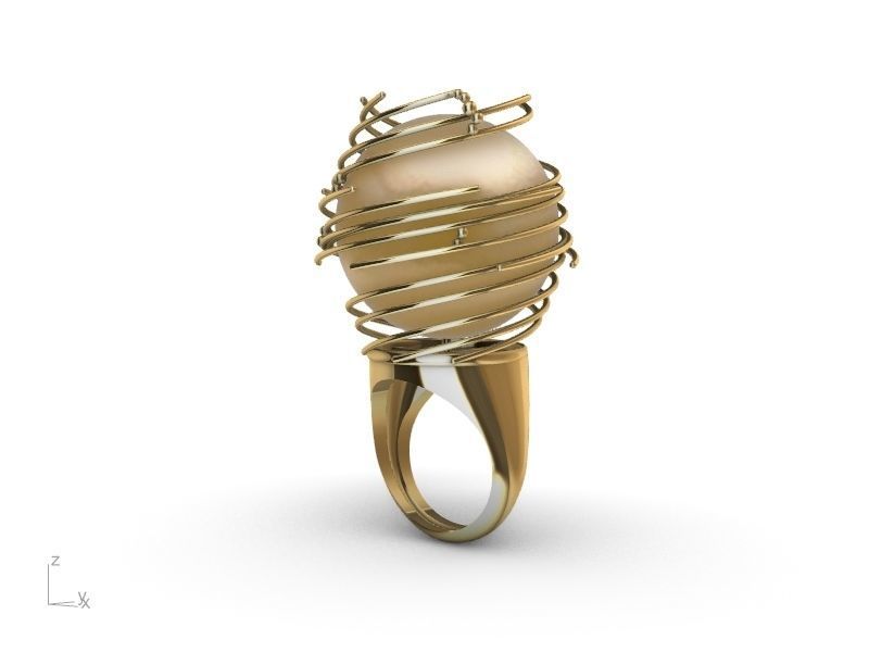 GALAXY RING stl verified  3D print model_23
