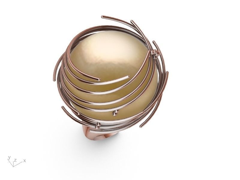 GALAXY RING stl verified  3D print model_7