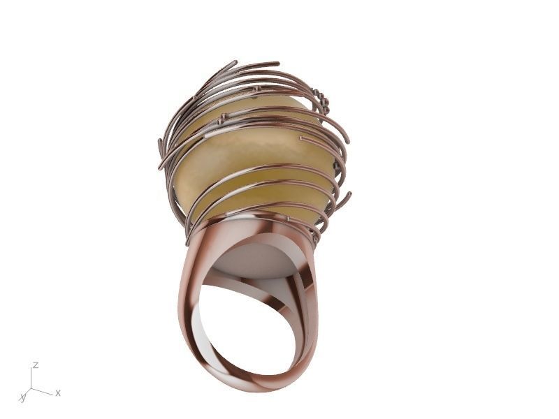 GALAXY RING stl verified  3D print model_11