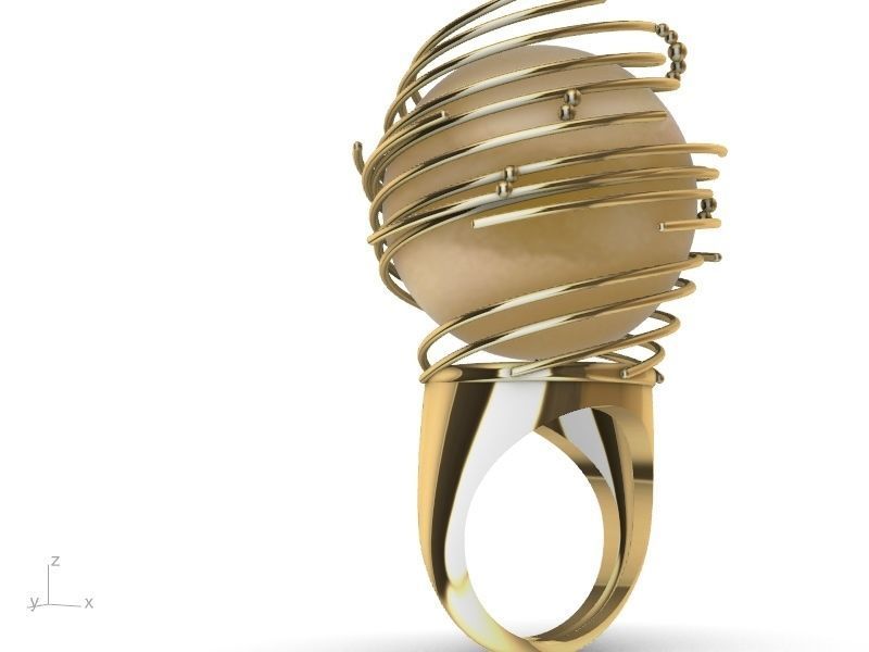 GALAXY RING stl verified  3D print model_4