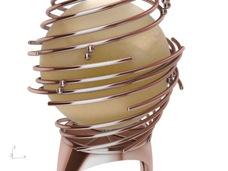 GALAXY RING stl verified  3D print model_14