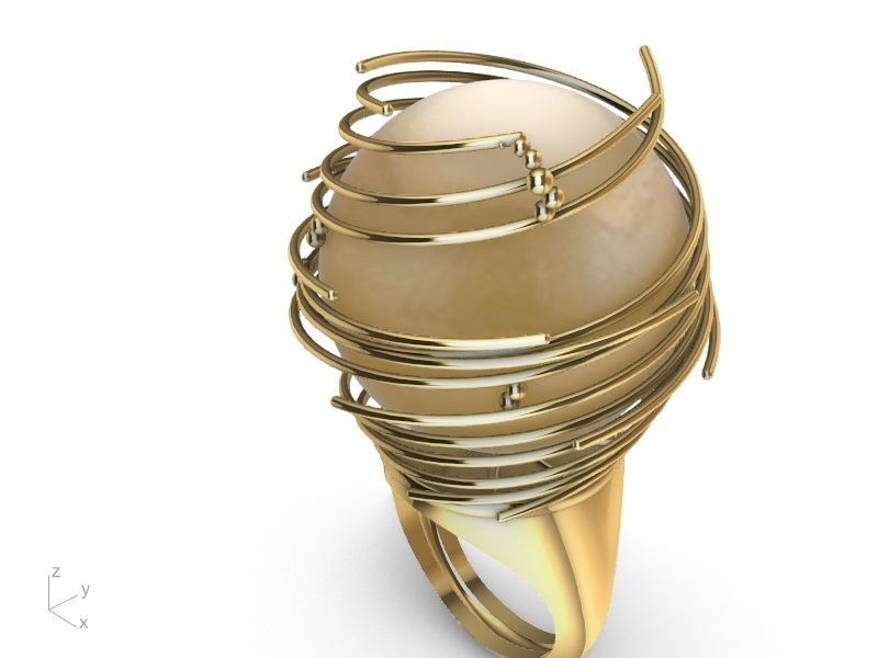 GALAXY RING stl verified  3D print model_20