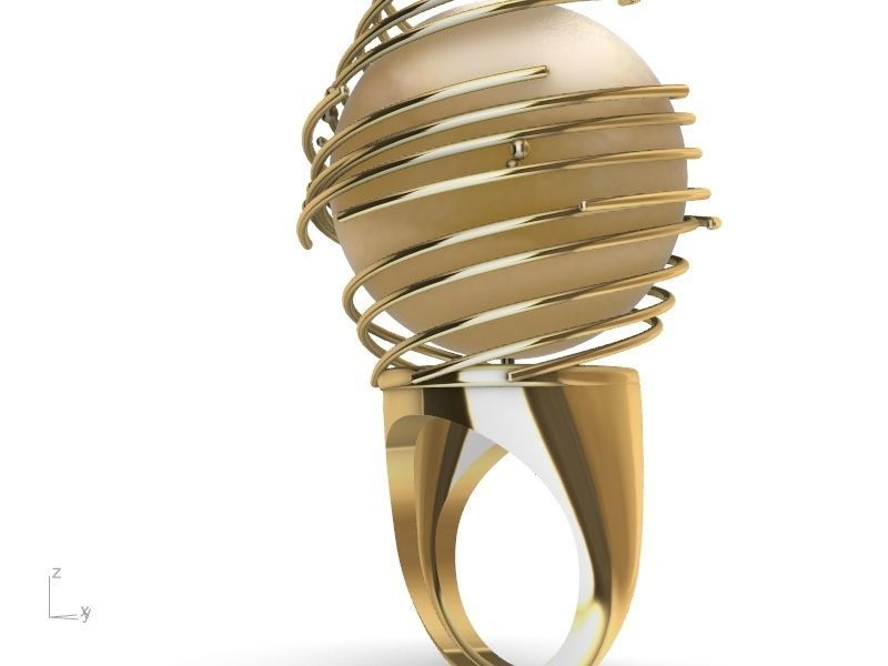 GALAXY RING stl verified  3D print model_21