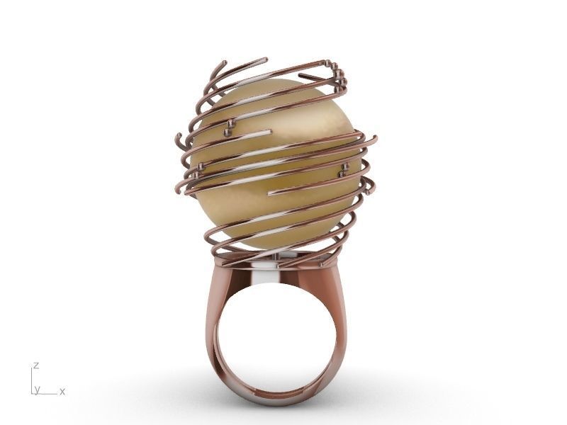 GALAXY RING stl verified  3D print model_3