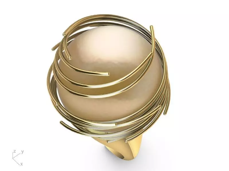 GALAXY RING stl verified  3D print model_0