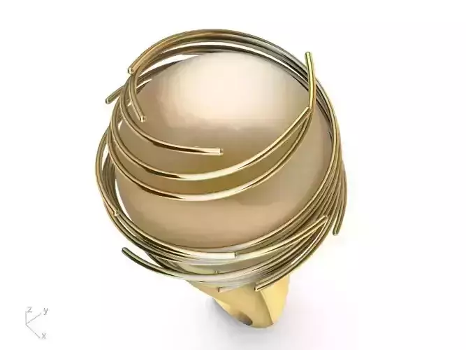 GALAXY RING stl verified  3D print model