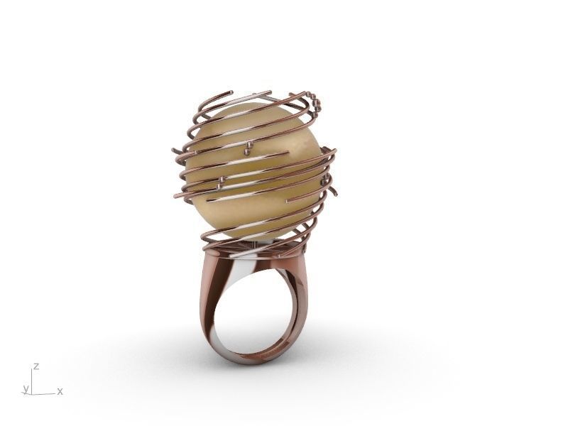 GALAXY RING stl verified  3D print model_10