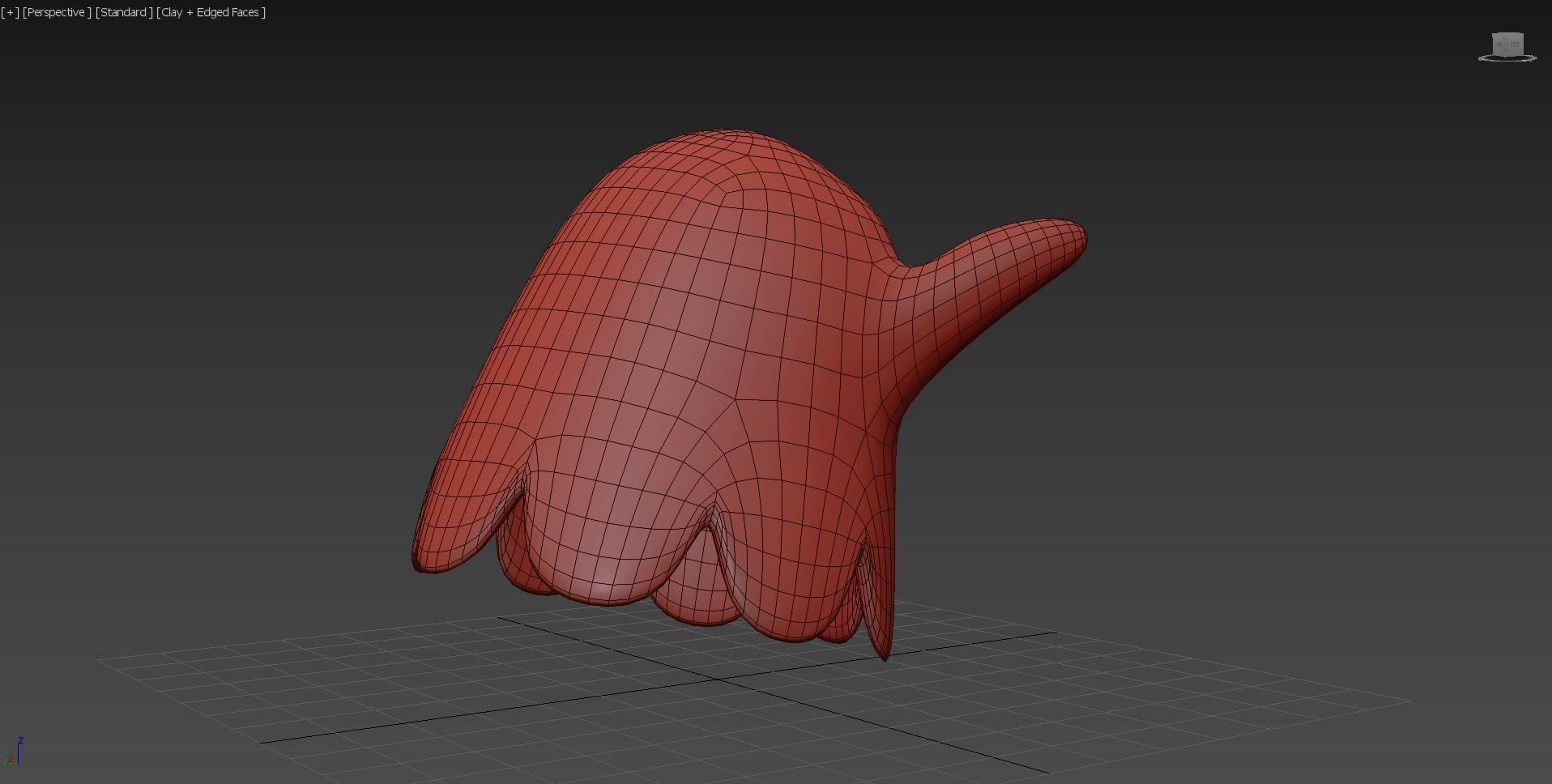 Ghost toy Low-poly 3D model_9