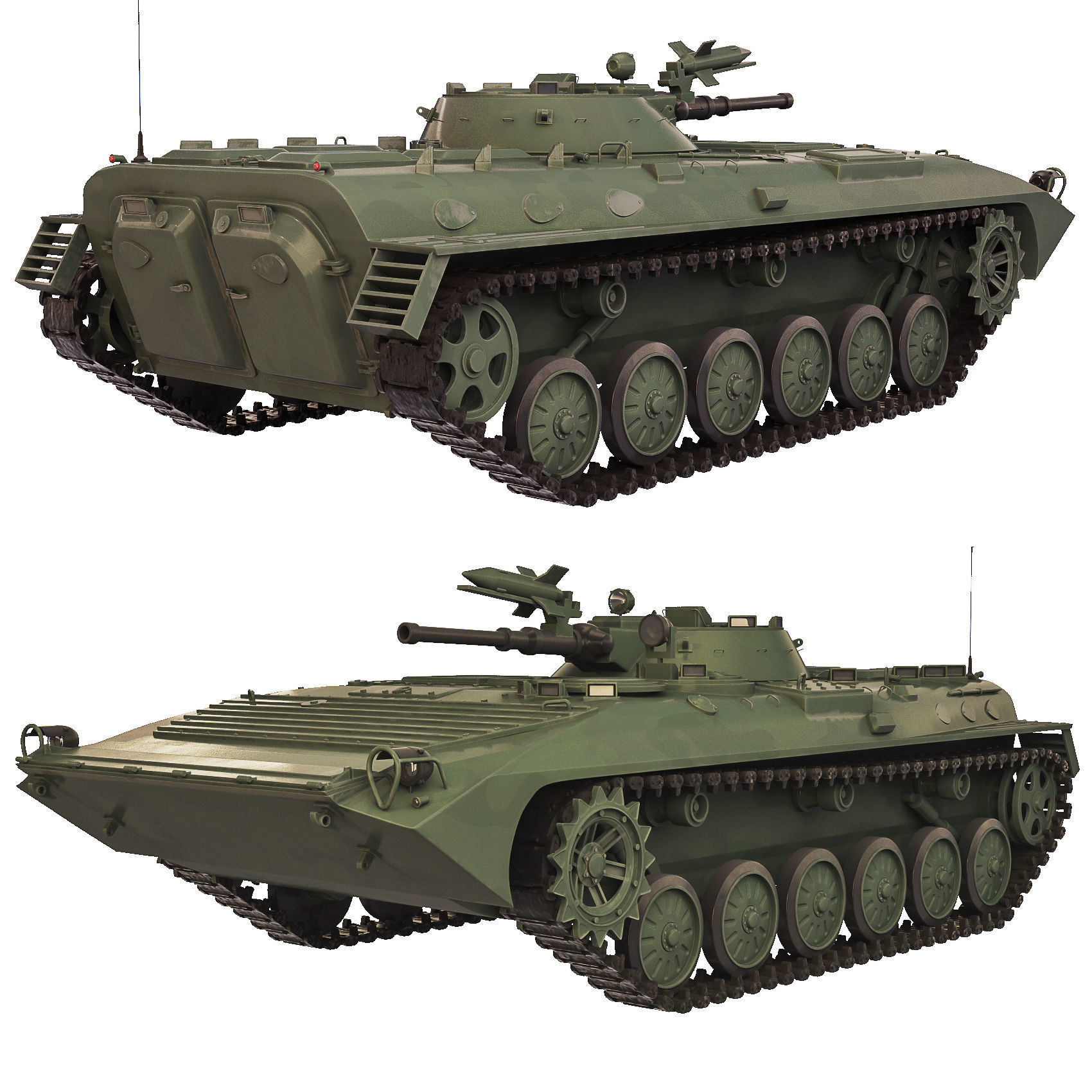 BMP 1 1967 3D model_2
