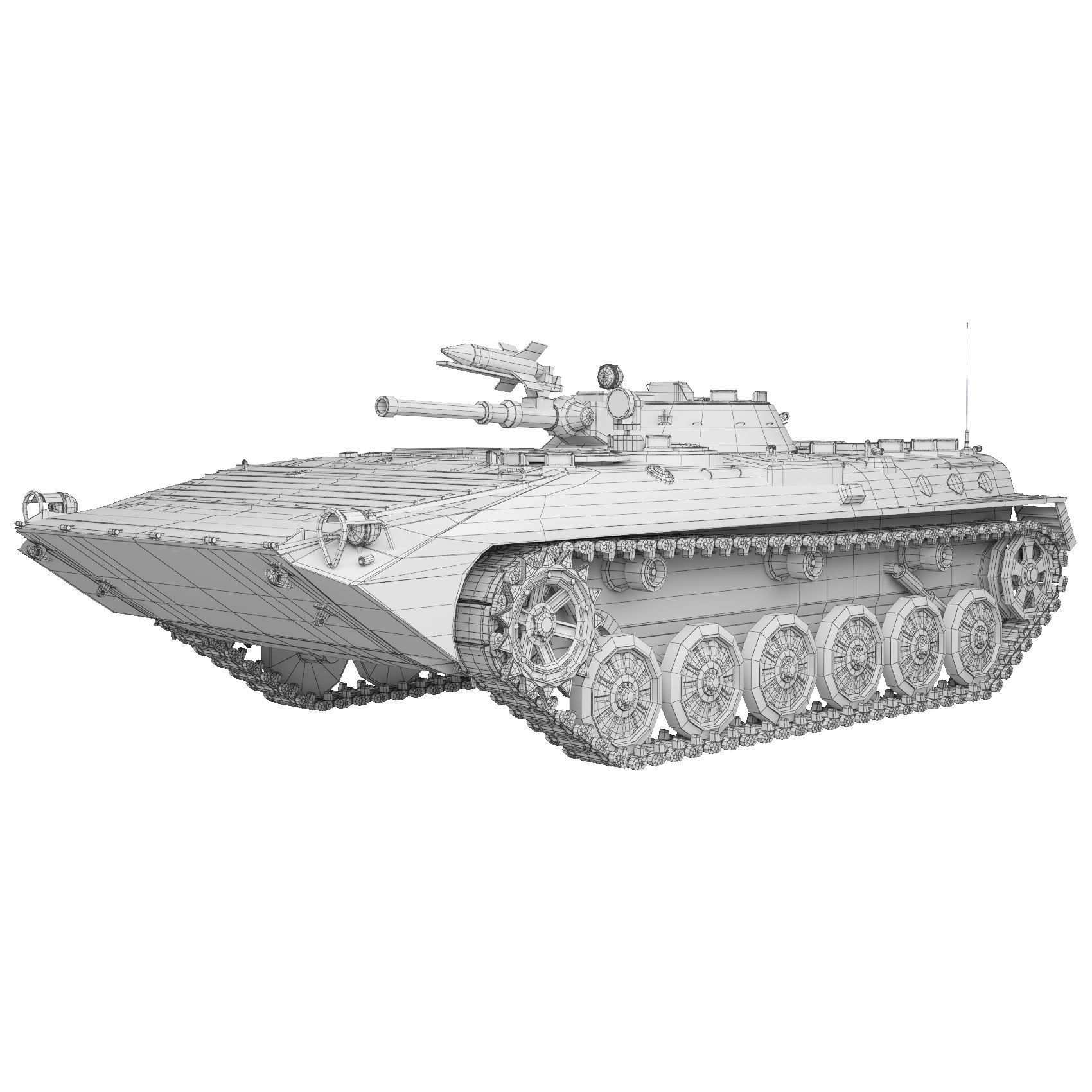 BMP 1 1967 3D model_14