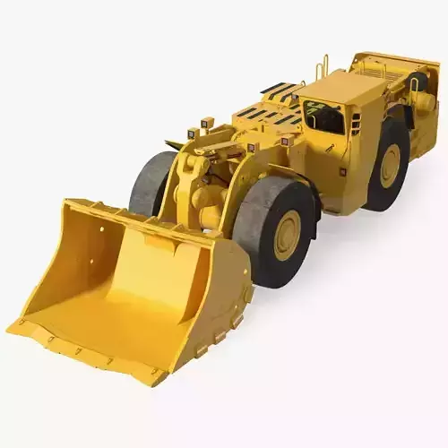 Mining Loader Cat R1600H Rigged 3D model