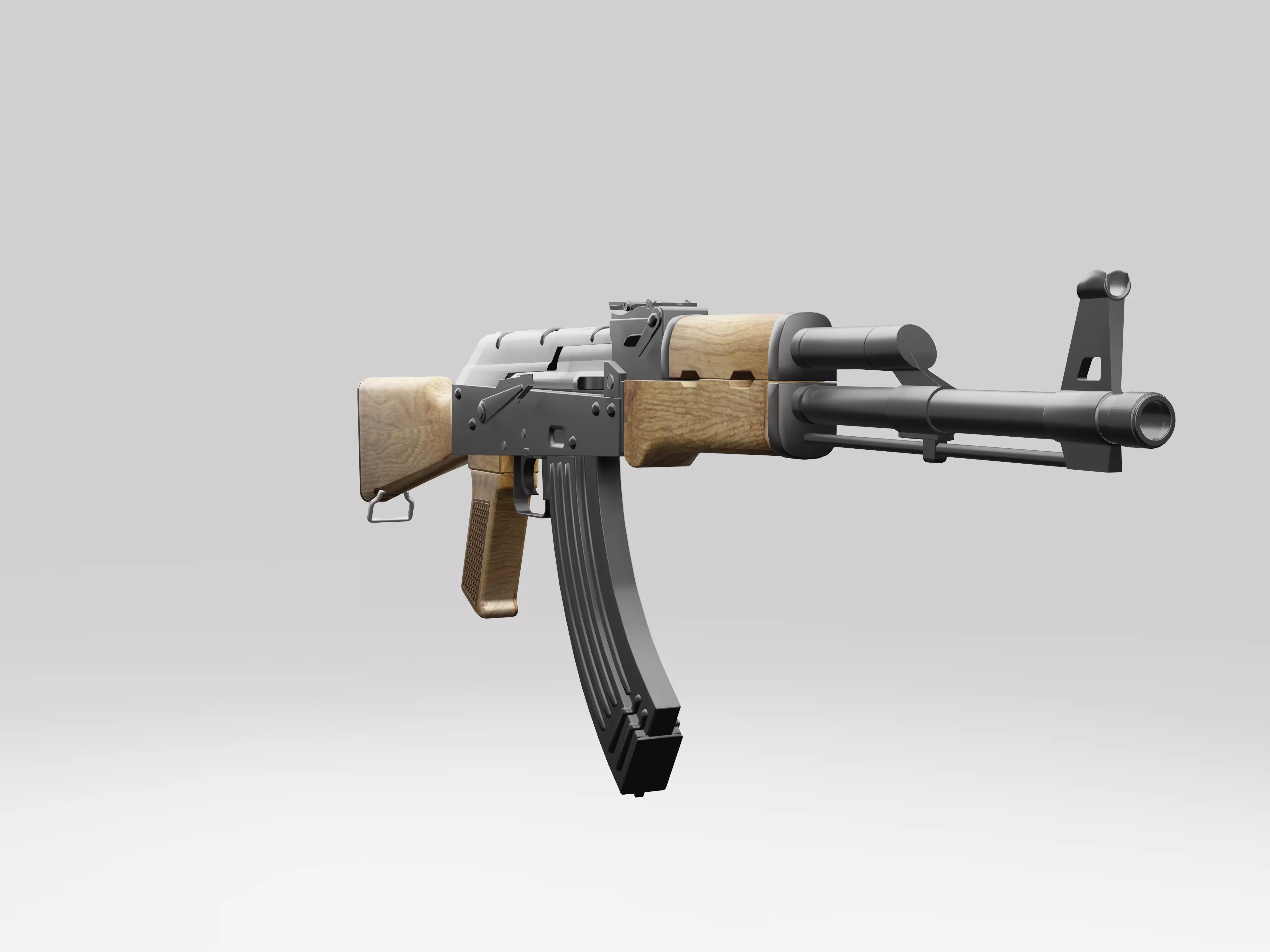 AK 47 3D model_0