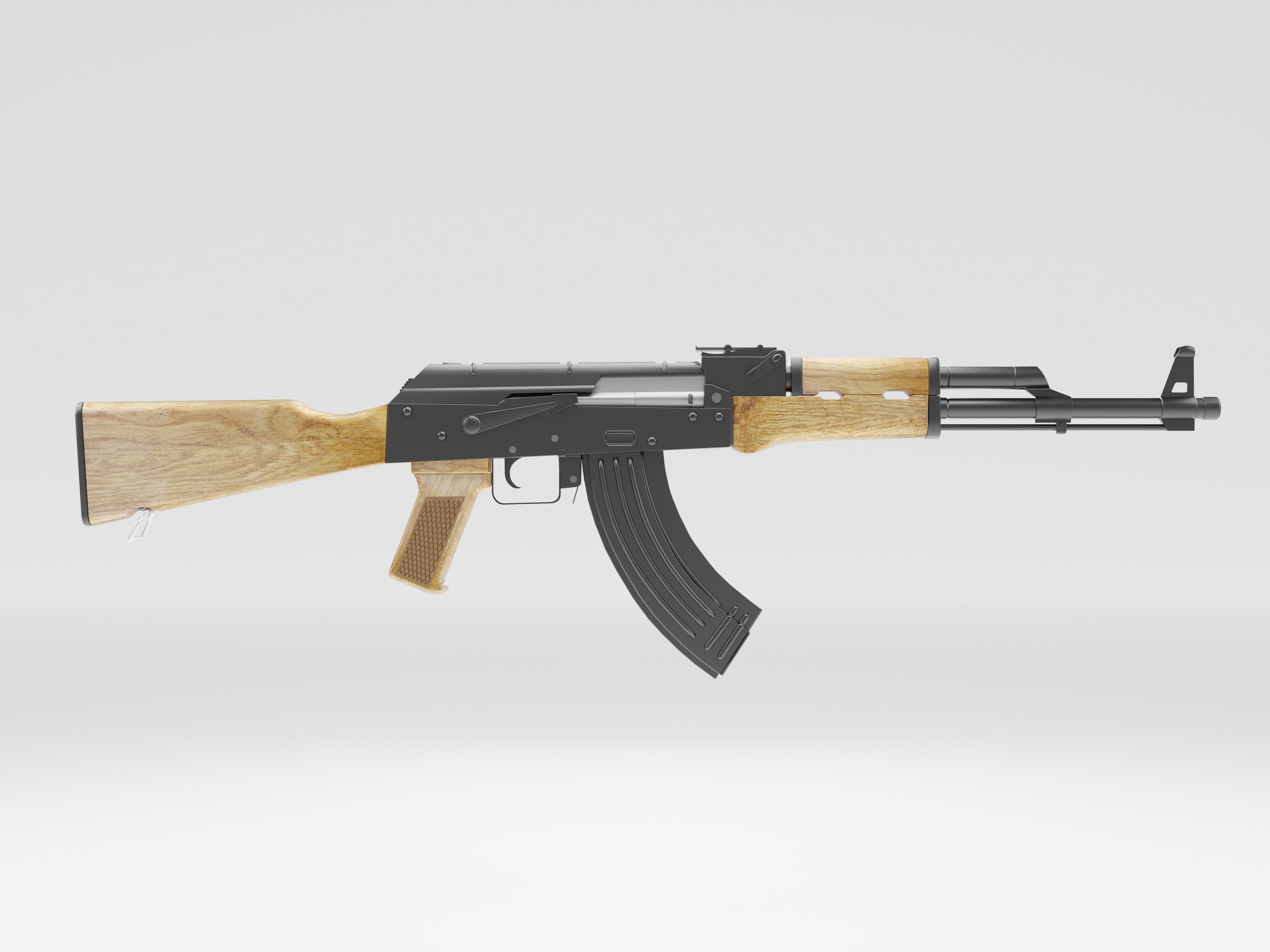 AK 47 3D model_5