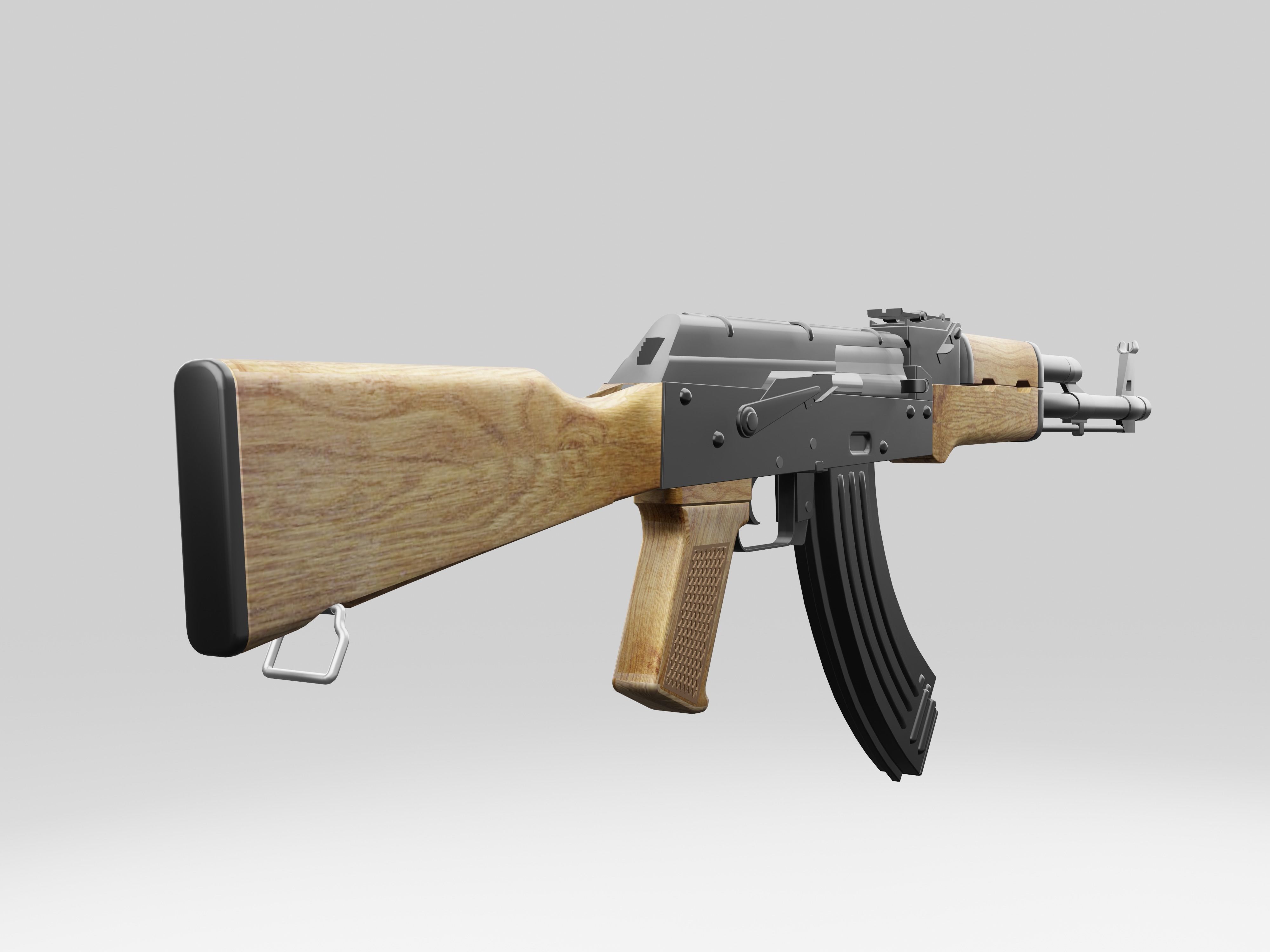 AK 47 3D model_1