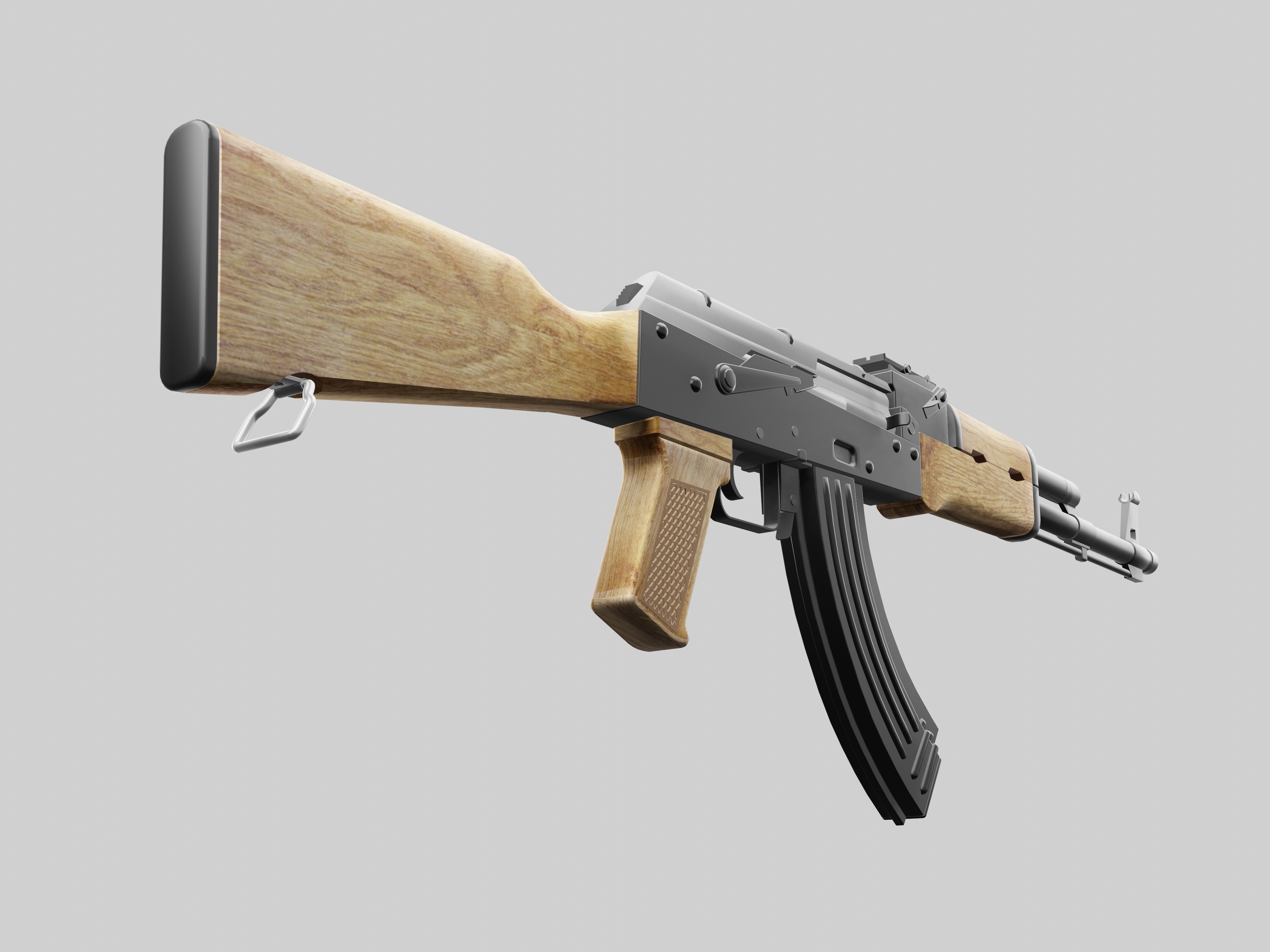 AK 47 3D model_4