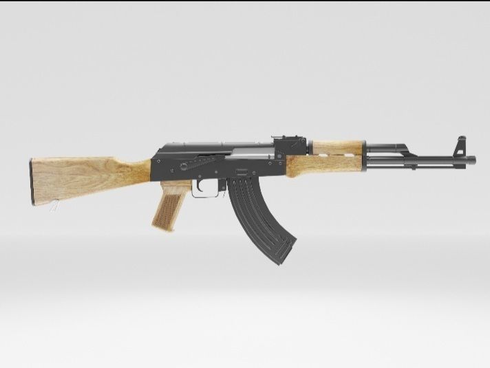 AK 47 3D model_7