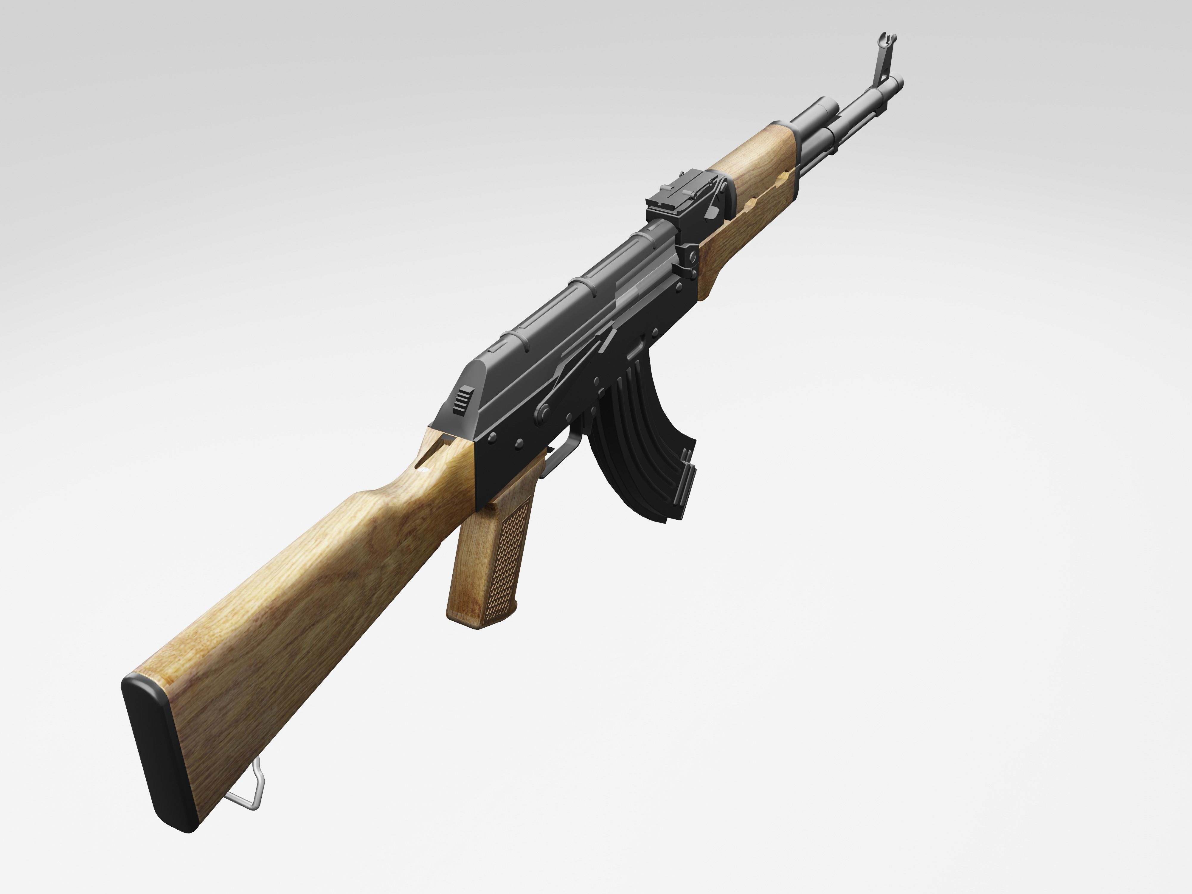 AK 47 3D model_3