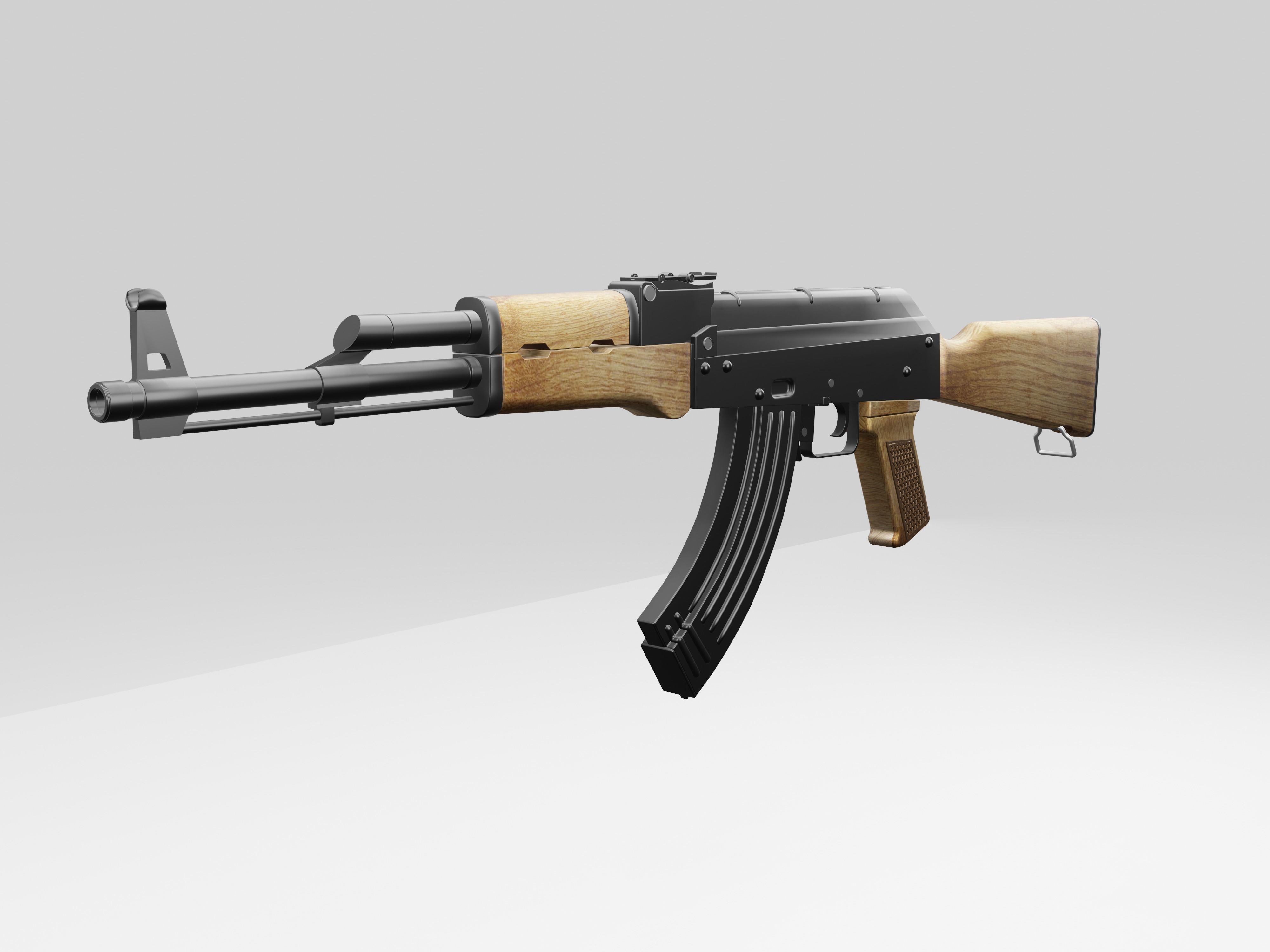 AK 47 3D model_2