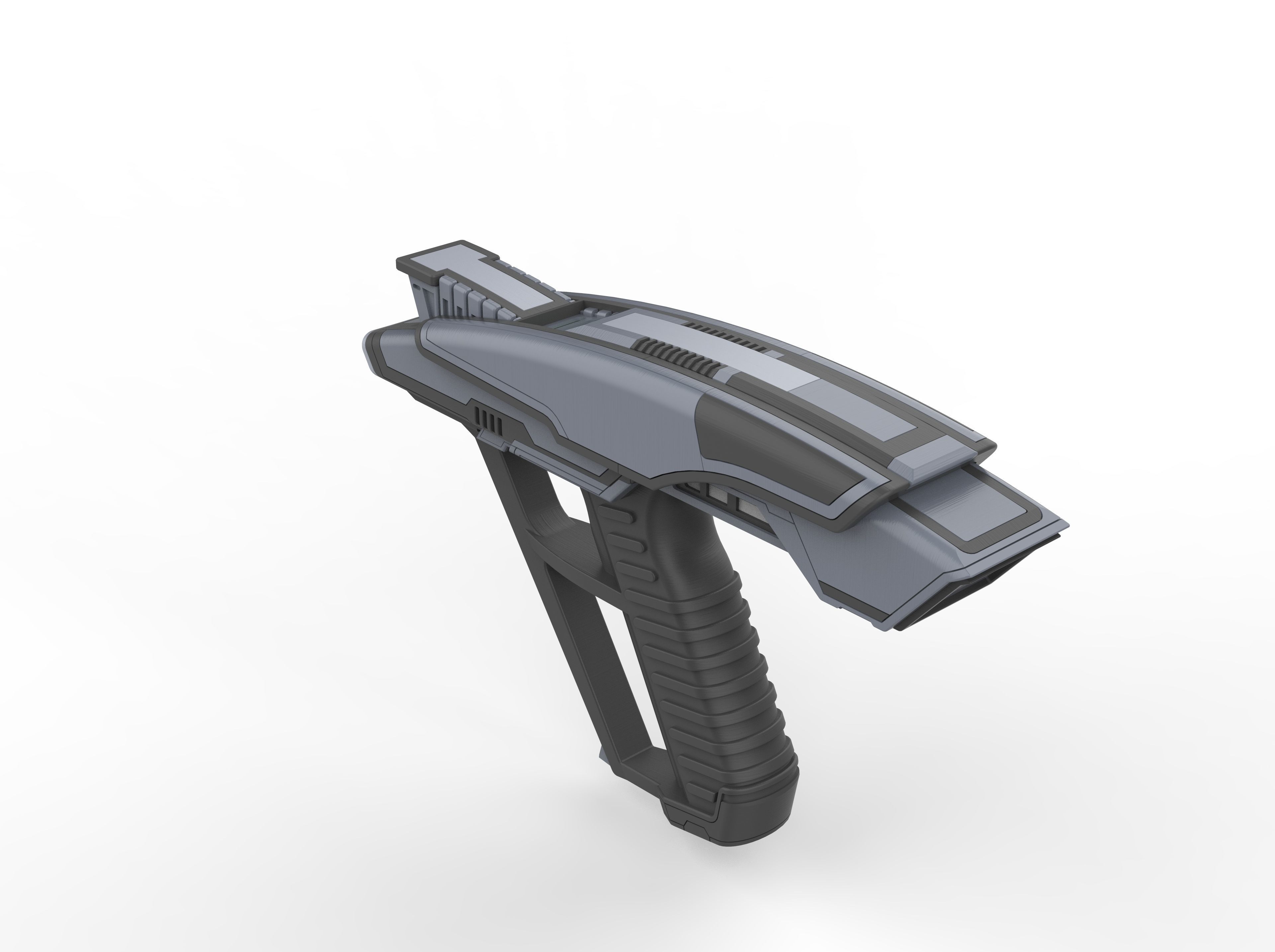 Star Trek Bundle - Picard Phaser - Romulan Disruptor - STL 3D print model_9