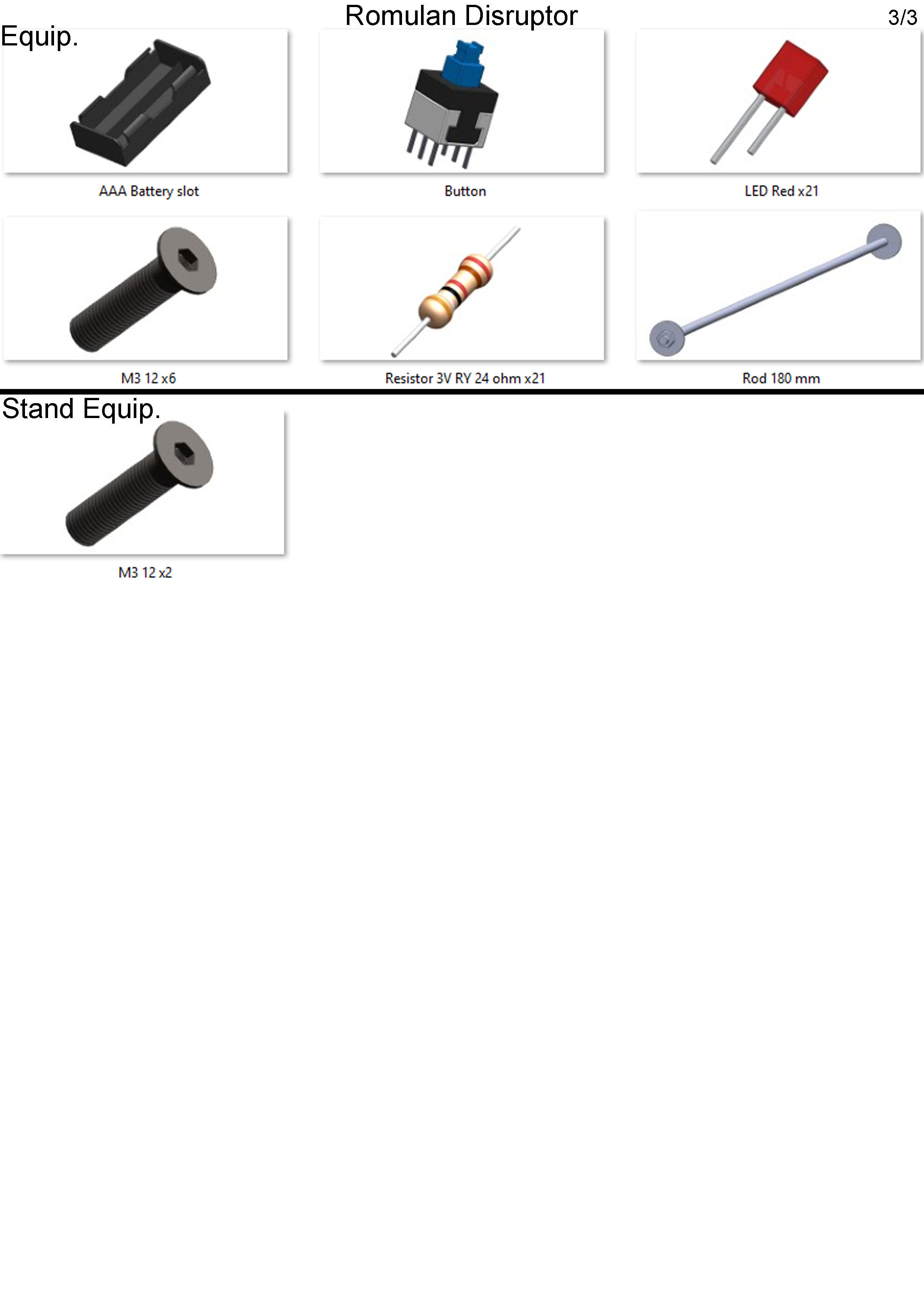 Star Trek Bundle - Picard Phaser - Romulan Disruptor - STL 3D print model_27