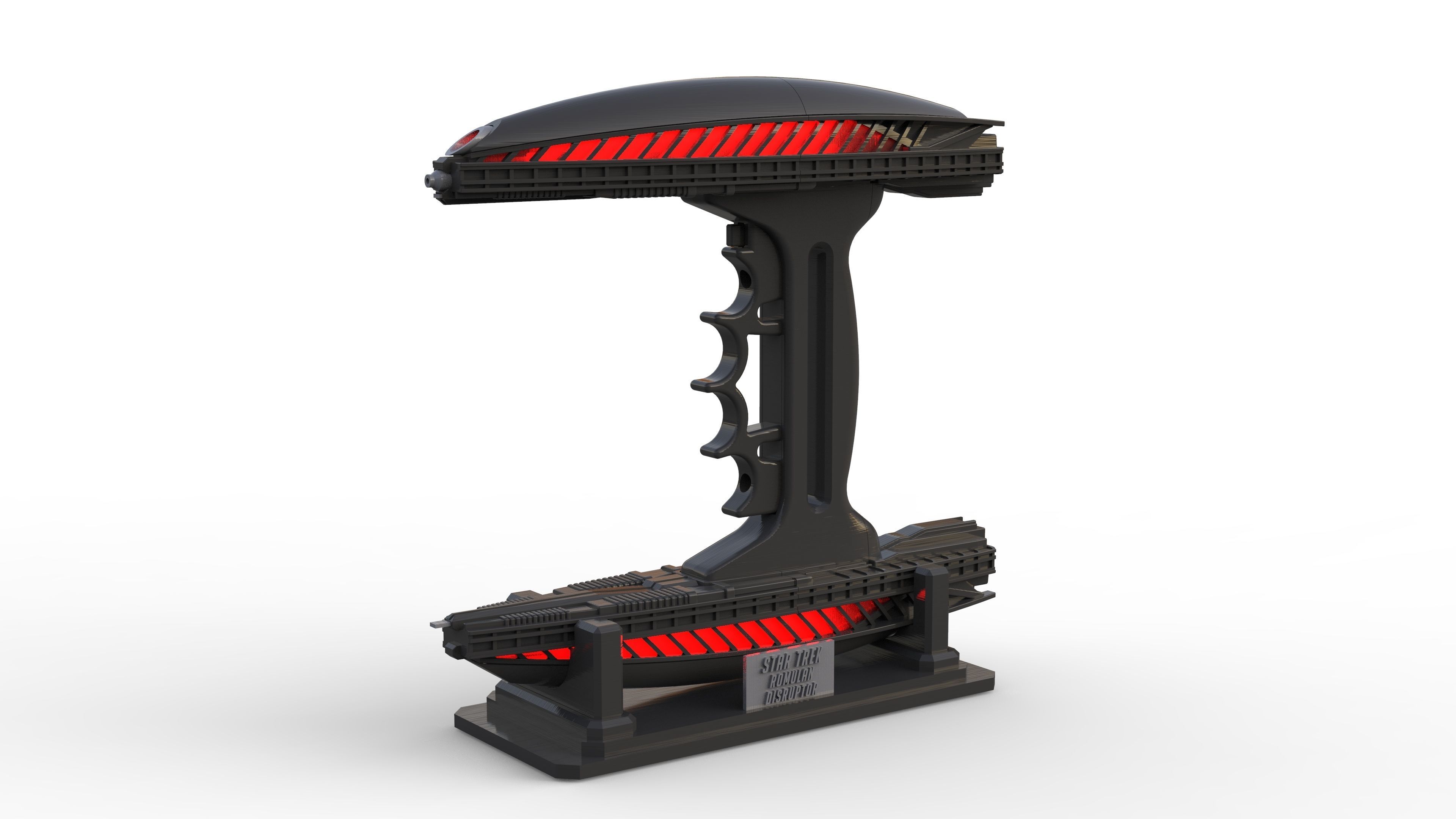 Star Trek Bundle - Picard Phaser - Romulan Disruptor - STL 3D print model_19