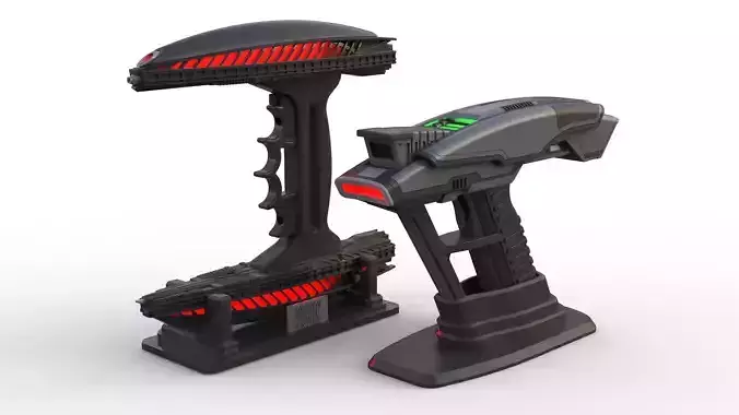 Star Trek Bundle - Picard Phaser - Romulan Disruptor - STL  3D print model
