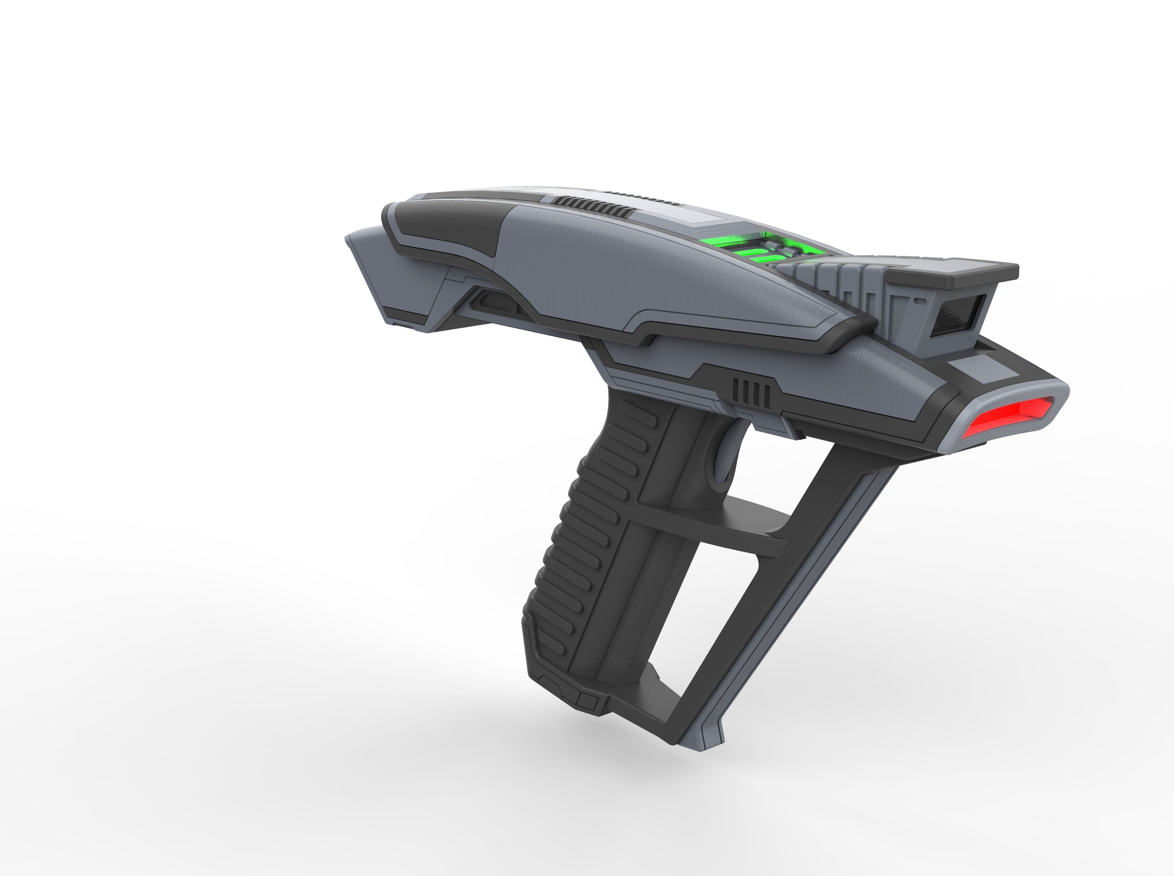 Star Trek Bundle - Picard Phaser - Romulan Disruptor - STL 3D print model_8