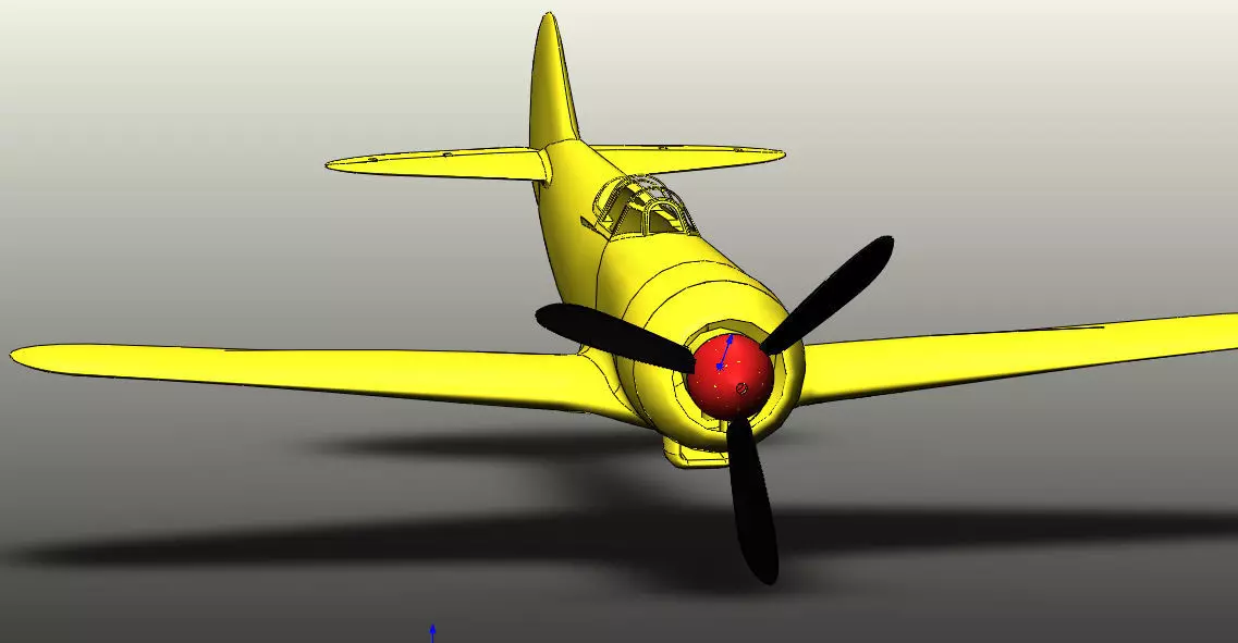 Plane USSR La-5FN Free 3D print model