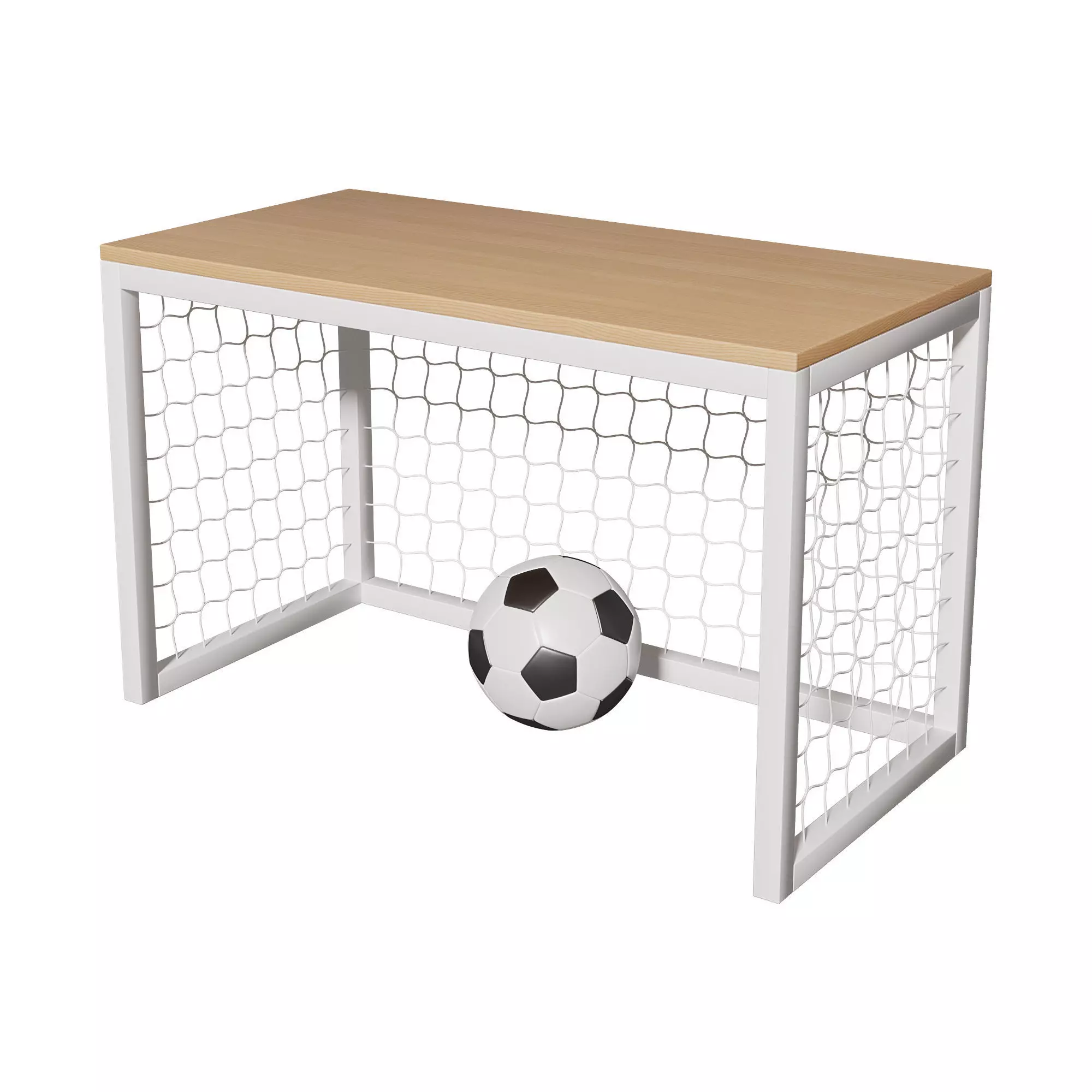 Puins Goal Soccer Desk Table 3D model_0
