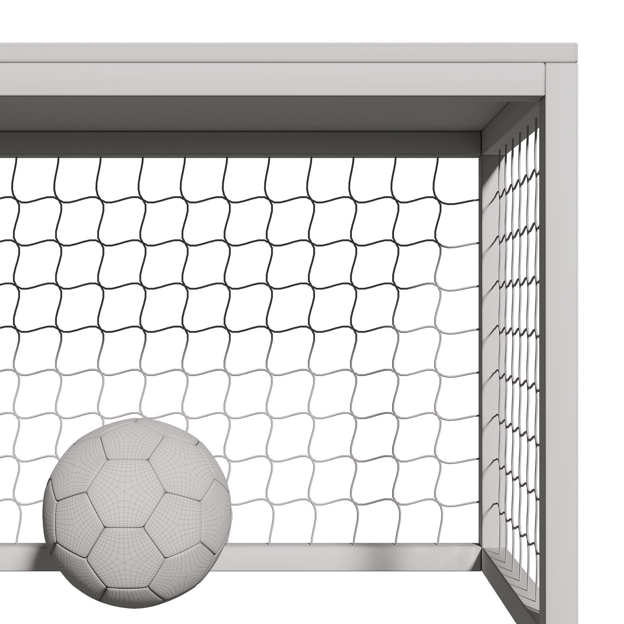 Puins Goal Soccer Desk Table 3D model_19