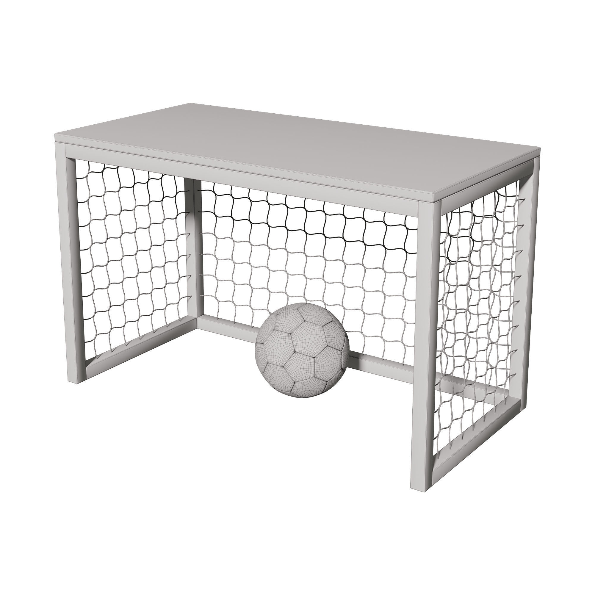 Puins Goal Soccer Desk Table 3D model_3