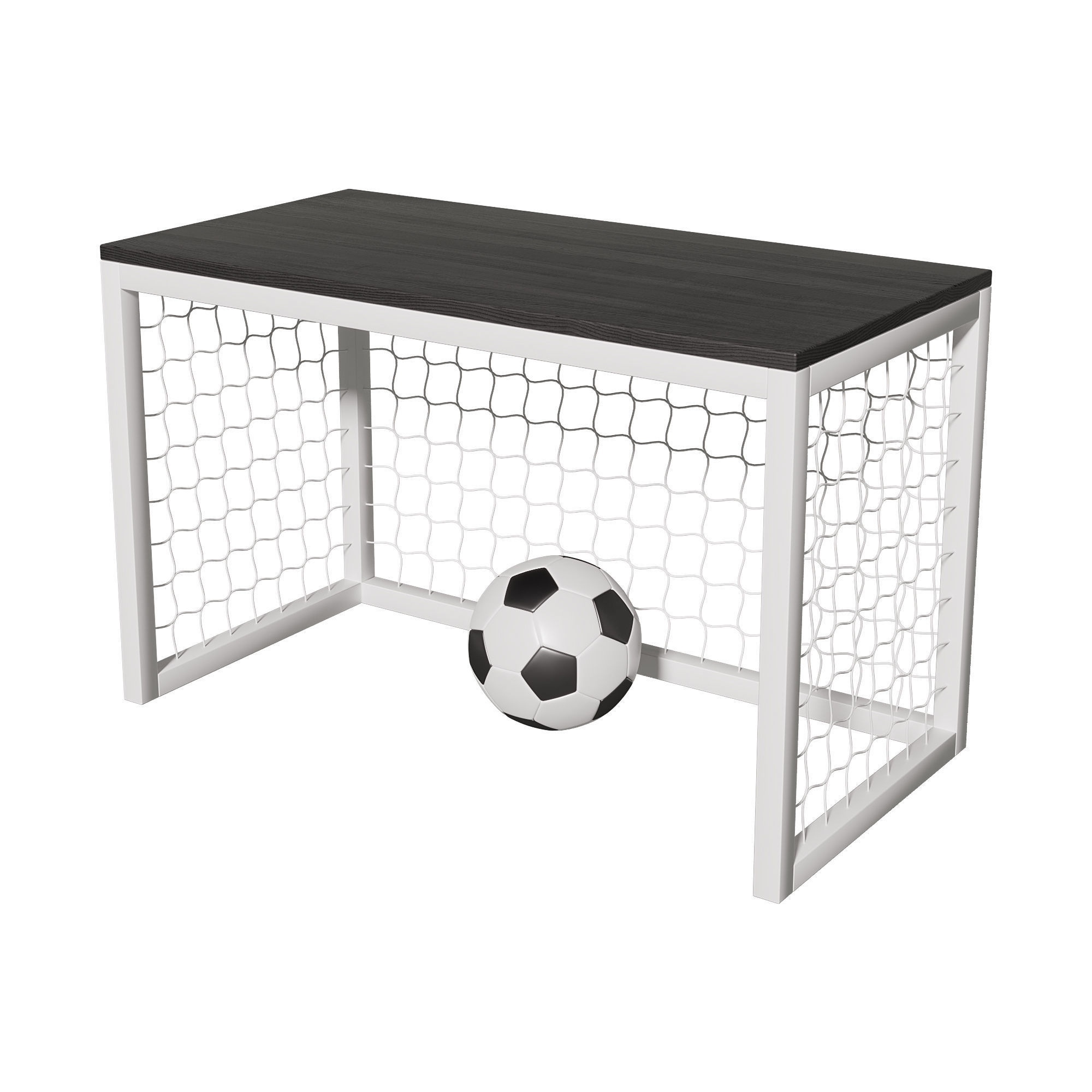 Puins Goal Soccer Desk Table 3D model_1
