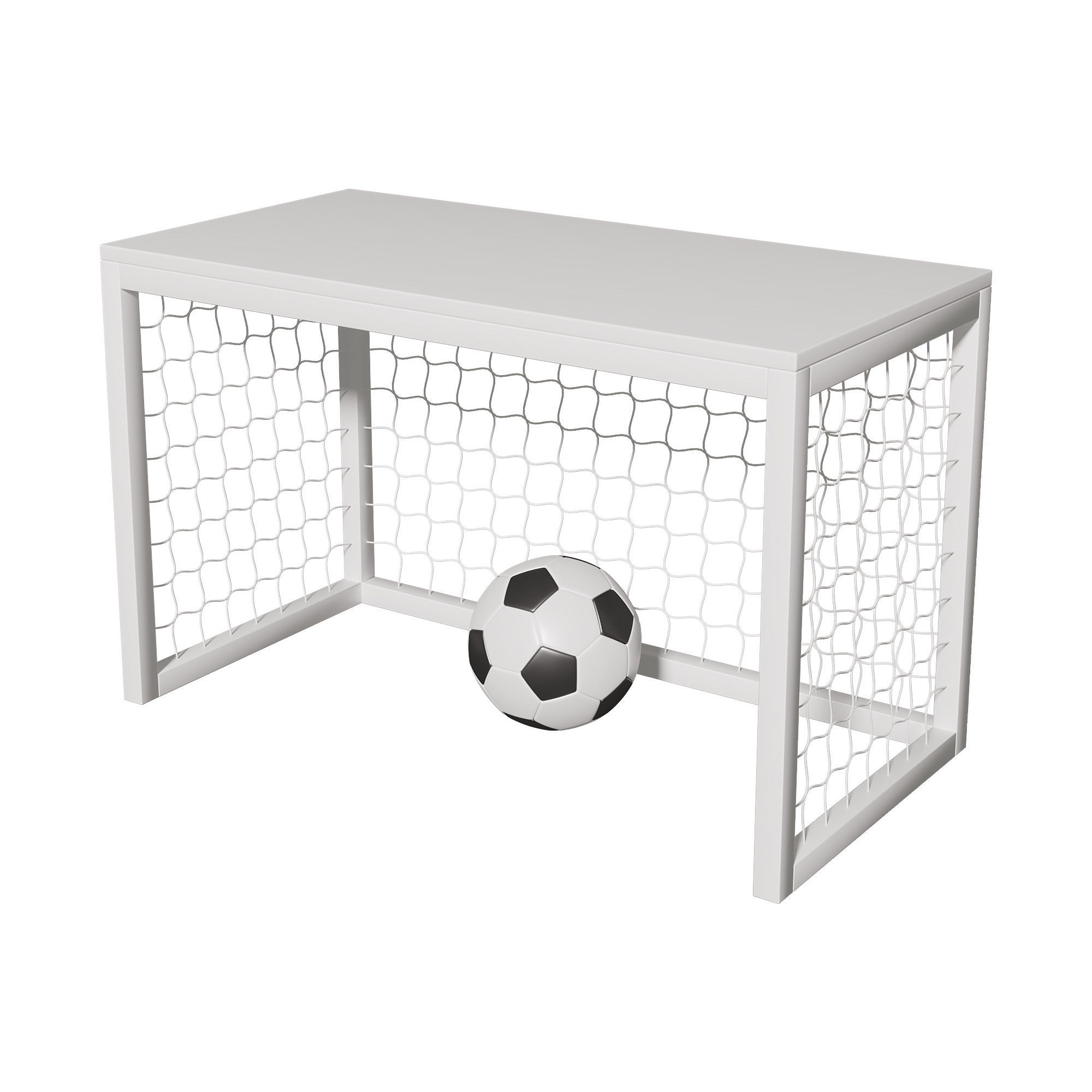 Puins Goal Soccer Desk Table 3D model_2