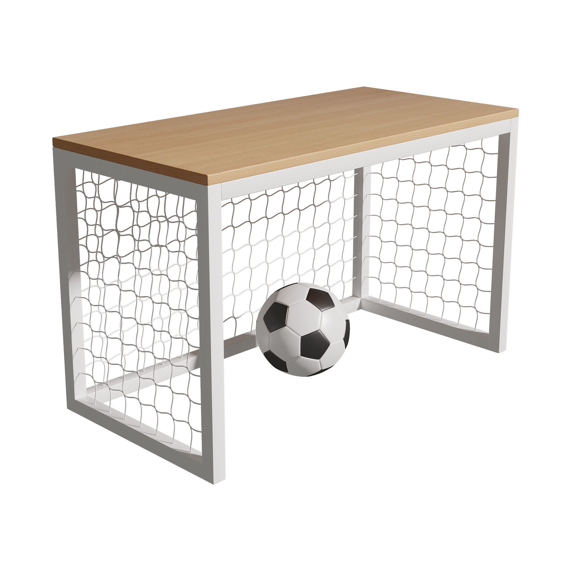 Puins Goal Soccer Desk Table 3D model_8