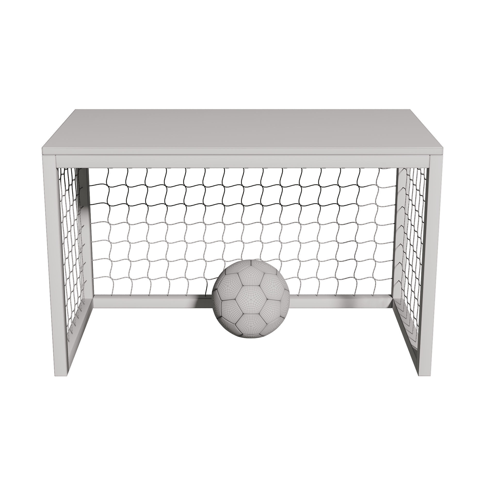 Puins Goal Soccer Desk Table 3D model_7