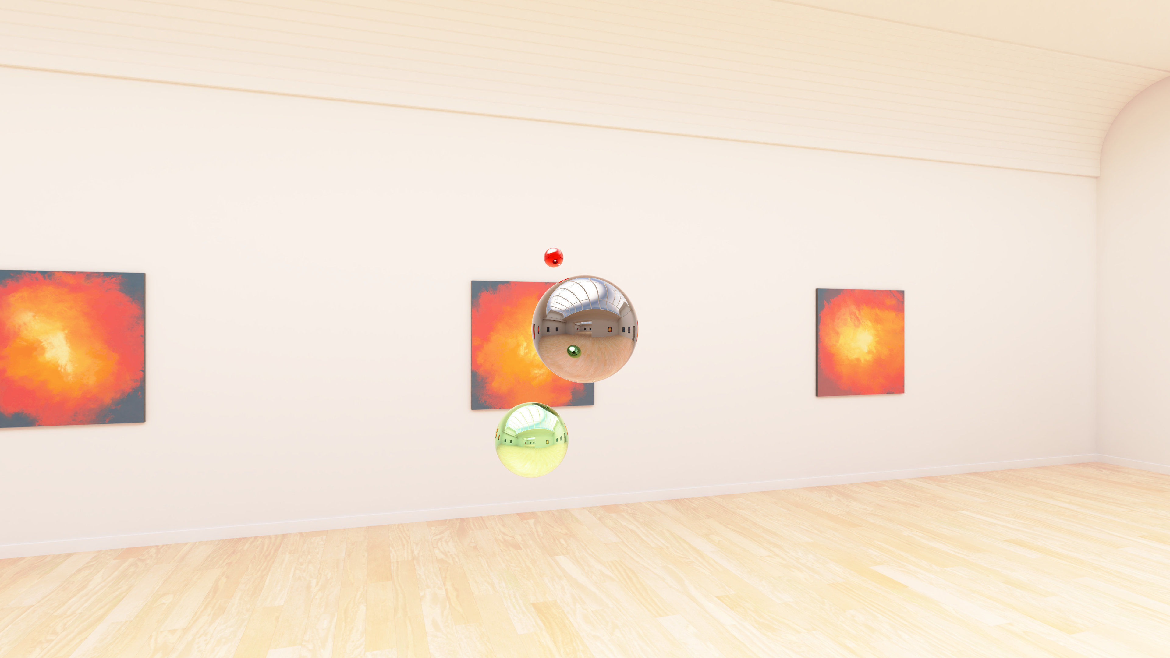 HDRI - Art Museum Gallery Interior 24 - 16384x8192 Texture_15