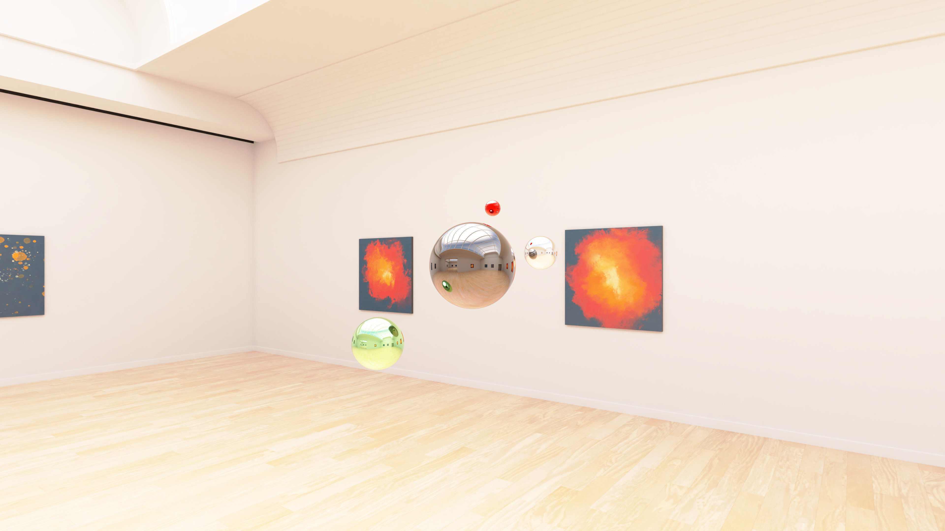 HDRI - Art Museum Gallery Interior 24 - 16384x8192 Texture_18