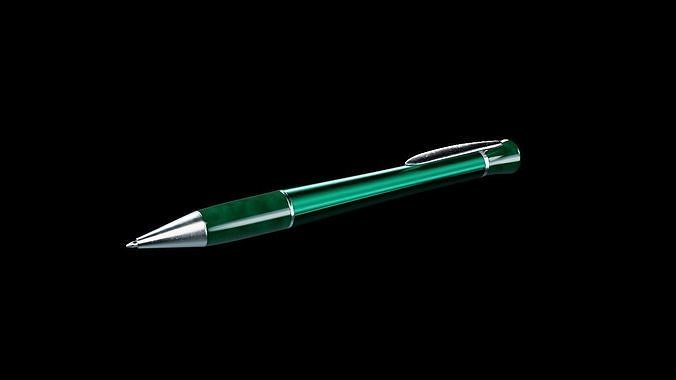 High resolution Ballpoint pen model 3D model