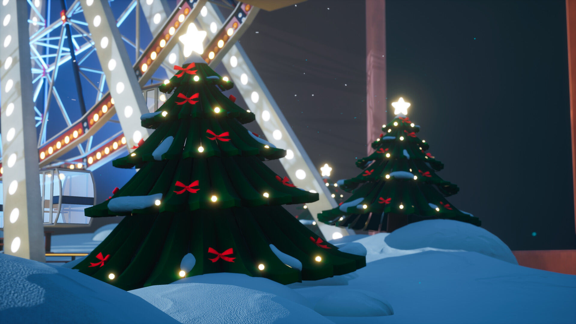 Christmas Tree Low-poly 3D model_3