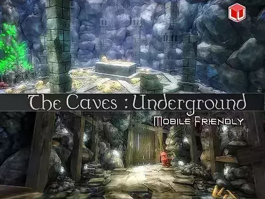 Underground caves 3D model