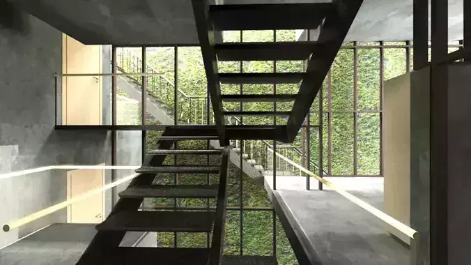 Green wall house 