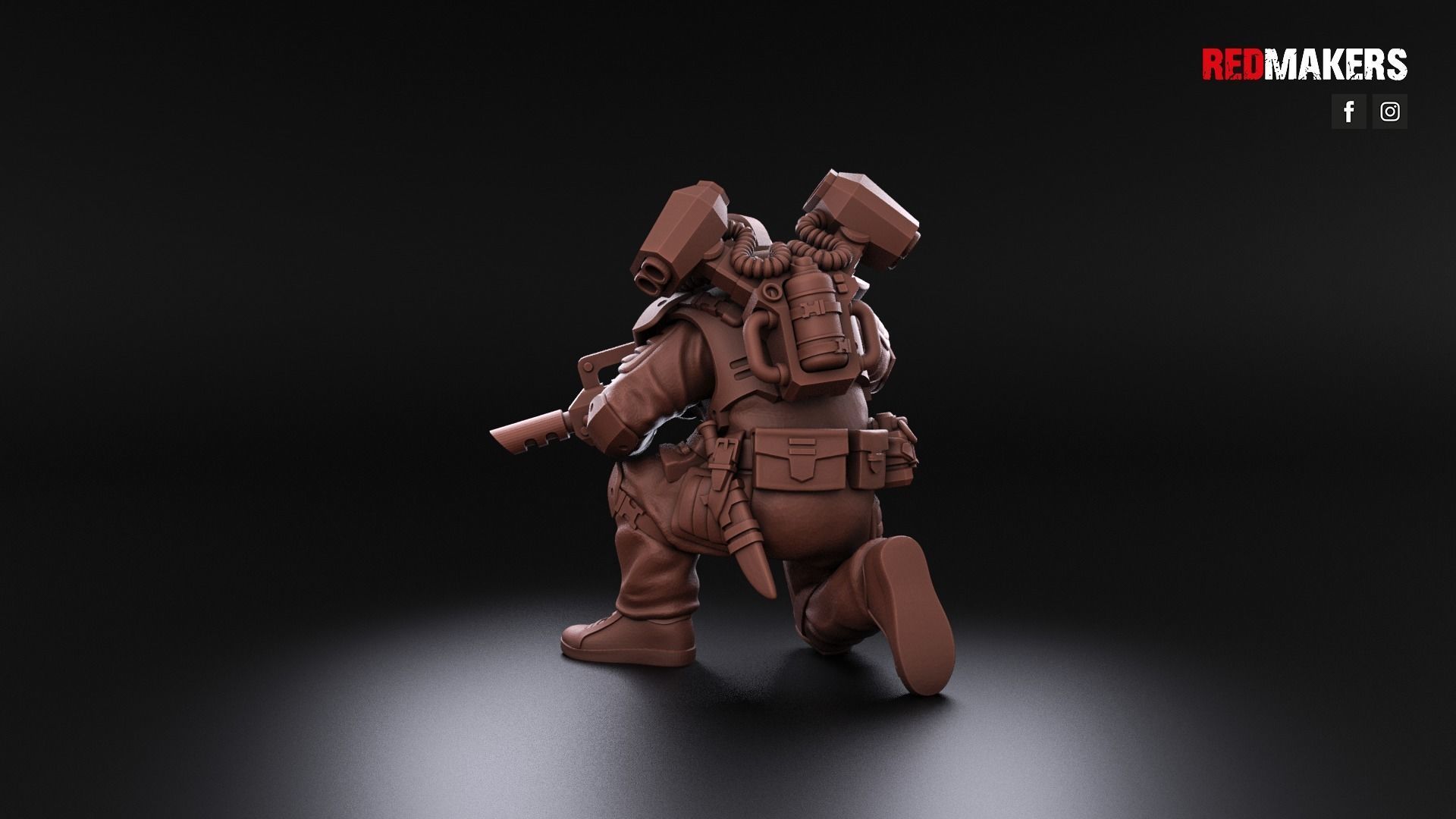 Airborne Division - Squad of the Imperial Force 3D print model_13